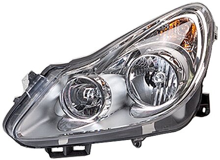 Hella Koplamp Opel Corsa D 07/06- Rechts H7/H1 | 1EG 354 534-021