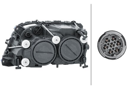 Hella Koplamp MB Actros MP3 06/08- Rechts m/lhr | 1EH 009 513-041