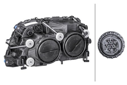 Hella Koplamp MB Actros MP3 06/08- Rechts z/lhr | 1EH 009 513-321