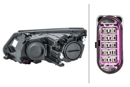 Hella Koplamp VW Tiguan 06/11- Rechts H7 Dagrijverlichting | 1EL 010 749-221