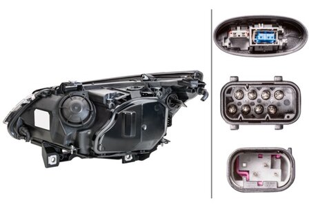 Hella Koplamp BMW5(E60) -07 Rechts Xenon stat Bochtverlichting | 1EL 163 080-001