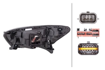 Hella opl Renault Captur (J5,H5) Rechts 13- led | 1EX 012 977-661