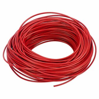 FLRY-B Kabel Rood 1,00mm&sup2; | Bundel 10M