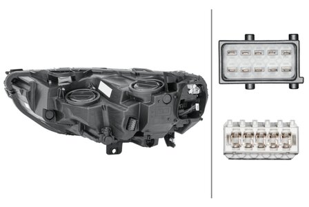 Hella Koplamp Opel Insignia B (Z18) 17- Rechts H7 | 1EG 354 869-021