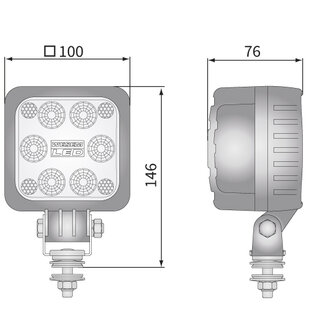 Wesem LED-FF Work Light spot