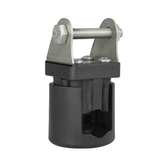 On-pipe holder &Oslash;15-28mm