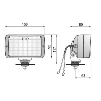 Work Lamp Halogen H3