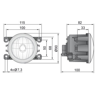 H11 Fog Lamp 12V