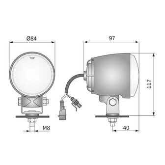 Xenon Work Light 3040LM