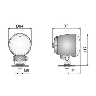 Xenon Work Light 3040LM