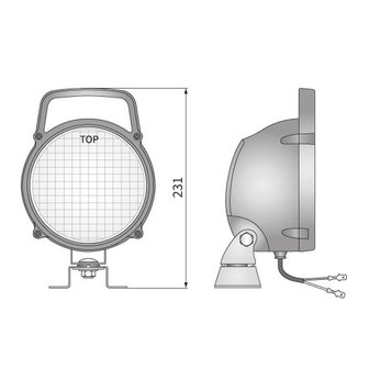 Work Lamp Halogen with Handle