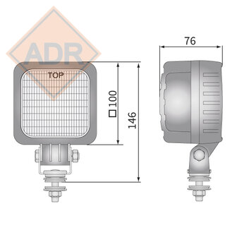 LED Work Light 2500LM With ADR Certificate