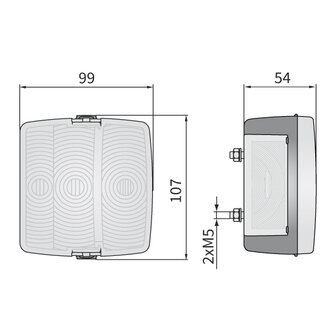 Rear Light LT4 3-functions