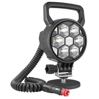 LED Work Light 2500LM With Magnetic Holder And 8M spiral cable