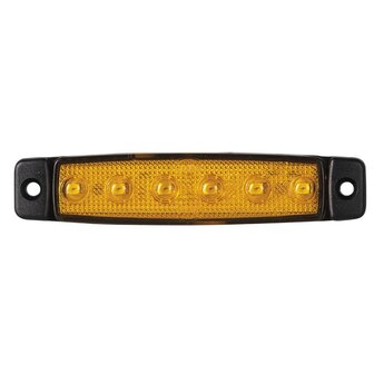 Led Side Marker Lamp Short Orange 24V