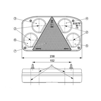 Horpol LED Rear Lamp Left LZD 2075