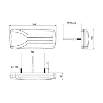 Horpol LED Rear Lamp Left Carmen LZD 2400