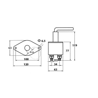 Key For 2500A Main Load Switch