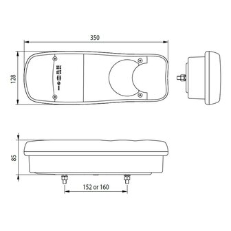 Led Rear Light 6-Functions Right