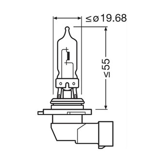 Osram HB3 Halogen Lamp P20d Original Line