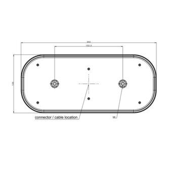 Fristom FT-610 LED Taillight Right 6-Functions with License Plate Light