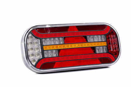 Fristom FT-610 LED Taillight Left 6-Functions with License Plate Light