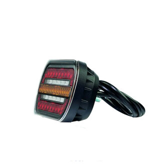 Fristom FT-320 LED Taillight 3-Functions + Cable