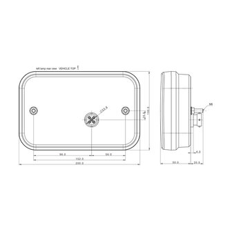 Fristom FT-270 LED Taillight 4-Functions with Canbus Resistor