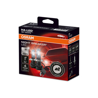 Osram H4 LED Headlight 12V Set Night Breaker LED Ece Approved