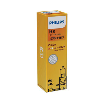 Philips H3 Halogen bulb 12V PK22s Vision