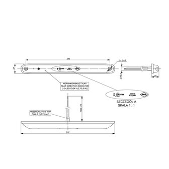 Horpol LED Dynamic Direction Indicator Slim Design LKD 2249