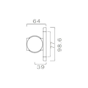 Asp&ouml;ck LED Marker Lamp Superpoint III Short | Left/Right