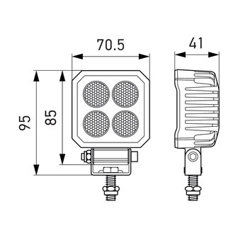 Hella LED Reversing Light TS1700| Deutsch-DT | 2ZR 357 110-521