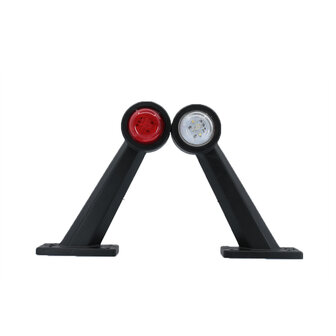 LED 2-Function Marker Lamp 10-30V Red + White (Set)