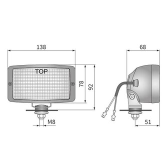 Work Lamp Halogen H3