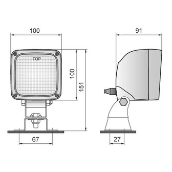 Work Lamp Halogen H3