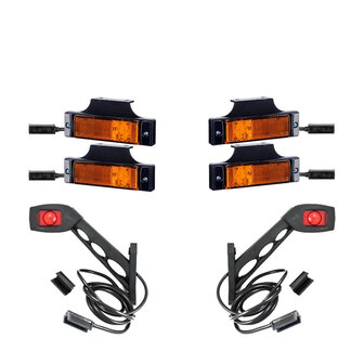 SET-200 | 2x Width lamps + 4x Orange marker lamps