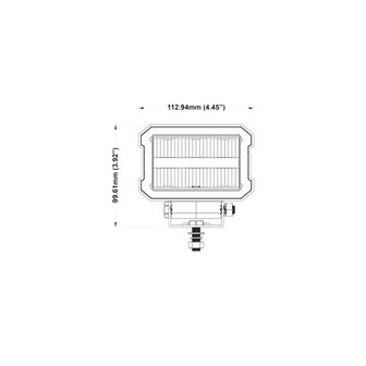 Boreman LED Work Light 4000LM + Position Light (Red or Orange)