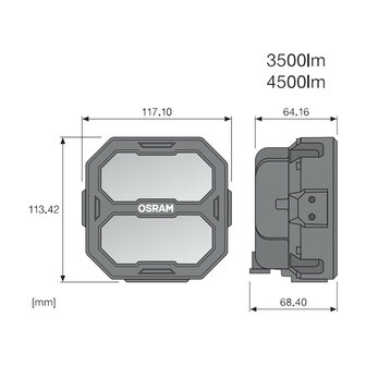 Osram LED Work Light PX Cube Floodlight 4500 LM