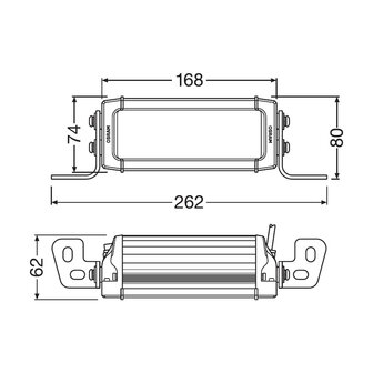 Osram LED Lightbar Spotlight VX180-SP DR 17cm