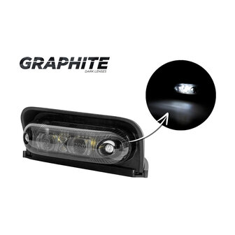 Horpol LED Top Marker Light White LD-230 Dark Look