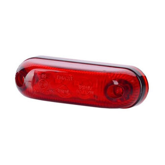 Horpol LED Marker Light Red Oval LD-410