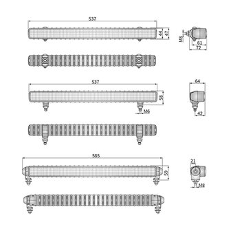 WESEM LED Lightbar Flood 58,5CM | CDP1D.60280