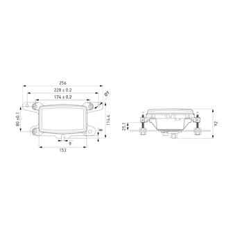 Hella LED Headlight NovoLED with Metal Frame | 1SA 327 210-041