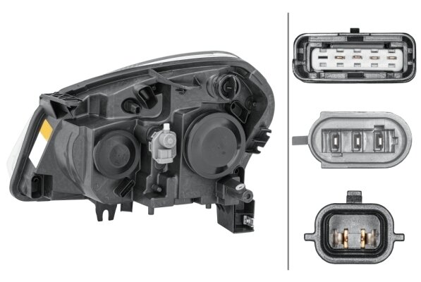 Hella Koplamp Nissan Qashqai 02/07-01/10 Rechts H7 | 1EF 238 042-021