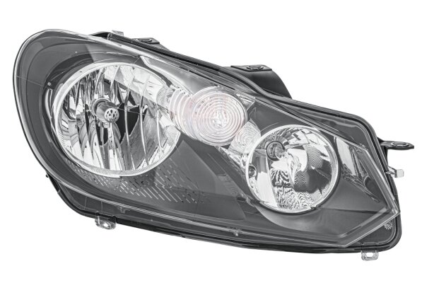 Hella Koplamp VW Golf VI 10/08- Rechts Met Gloeilampen H7 | 1EG 009 901-221