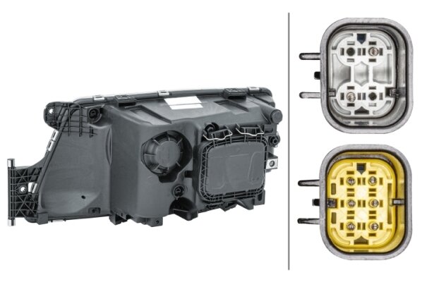 Hella Koplamp Man TGX 07- Rechts m/lhr H7 incl Dagrijverlichting | 1EH 354 987-061