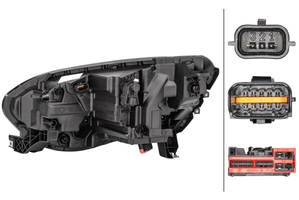 Hella Koplamp Renault Grand Scenic IV 16- Rechts led | 1EX 012 293-621