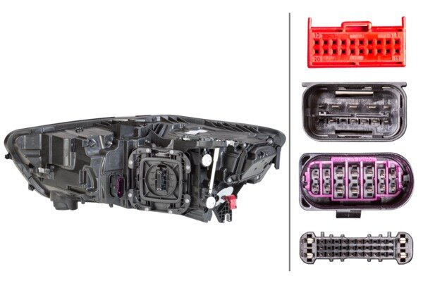 Hella Koplamp Audi A6 (4G2 C7 4GC) 14- Rechts led | 1EX 012 976-121