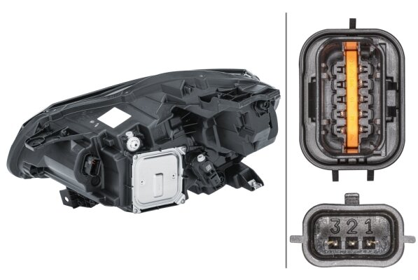 Hella Koplamp Renault Captur 18- Rechts led | 1EX 013 930-921